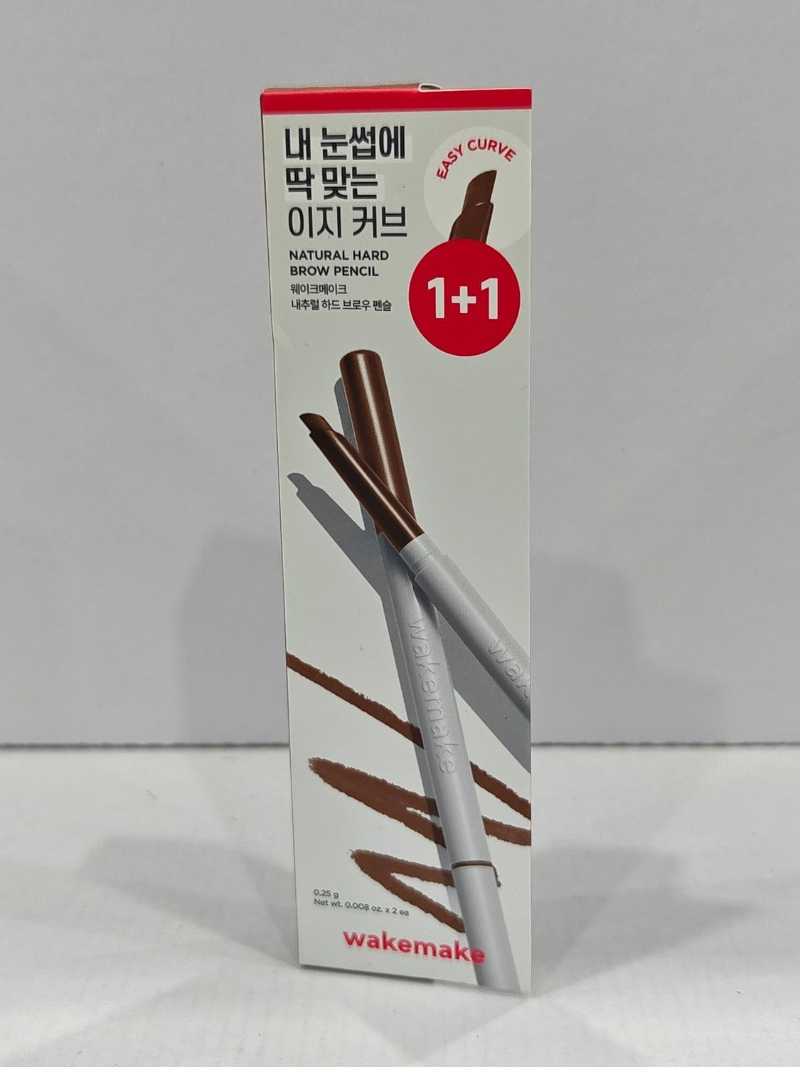 [503108]WakeMake 03 Natural Brown Natural Hard Brow Pencil 2ea