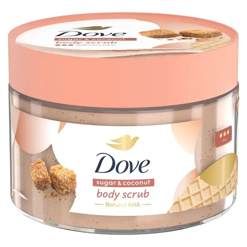 [541876]Dove Coconut &amp; Maple Scent AHA Body Scrub 298g