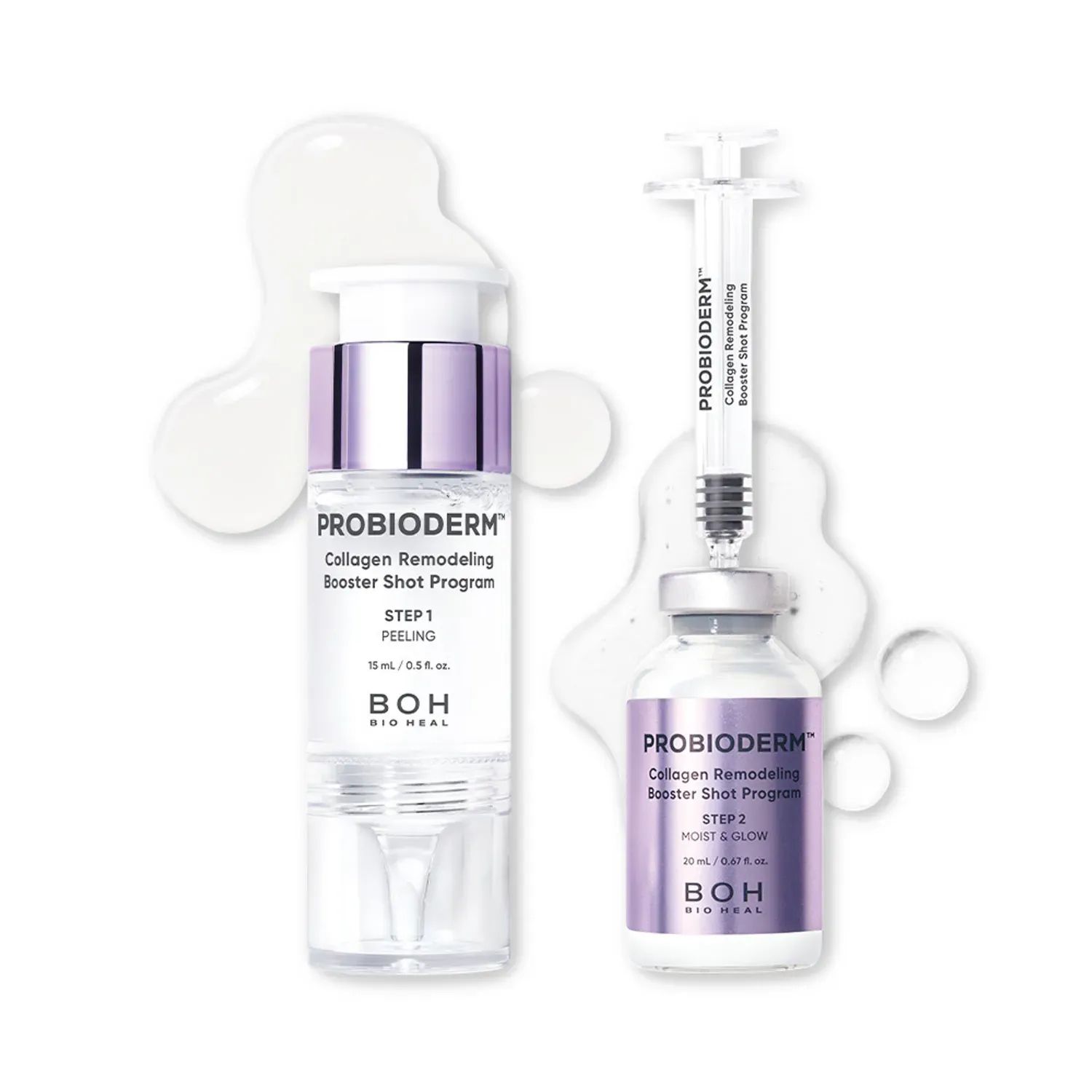 [807663]BOH Probioderm Collagen Remodeling Booster Shot Program Step 1+2 20+15ml