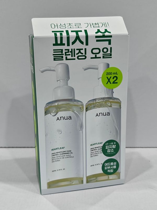 [735677]Anua Heartleaf Pore Control Cleansing Oil 200ml*2ea