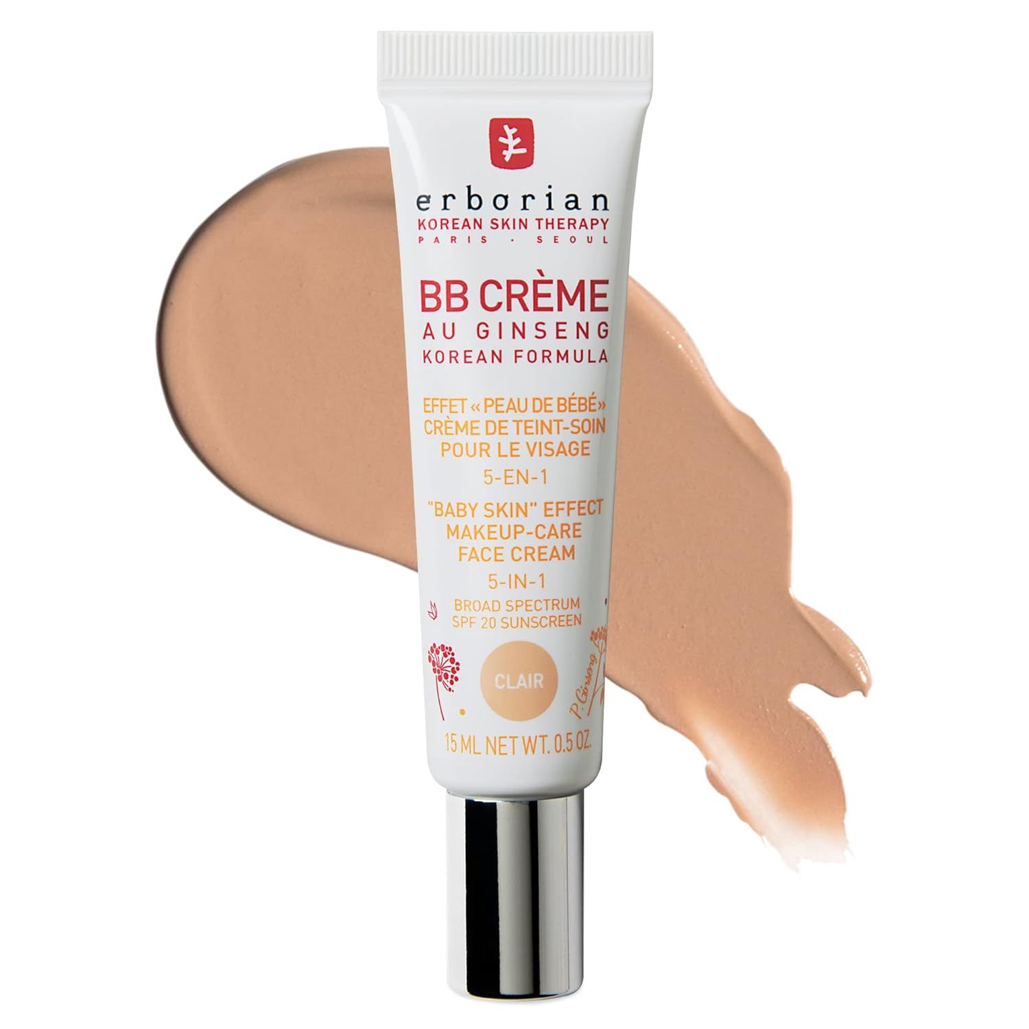 [786958]Erborian BB Creme Makeup-Care Face Cream Baby skin Effect SPF20 Ivoire 40ml