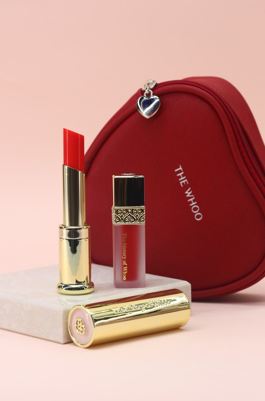 51106848 The History of Whoo Gongjinhyang:Mi Glow Lip Balm Special Set (Red)