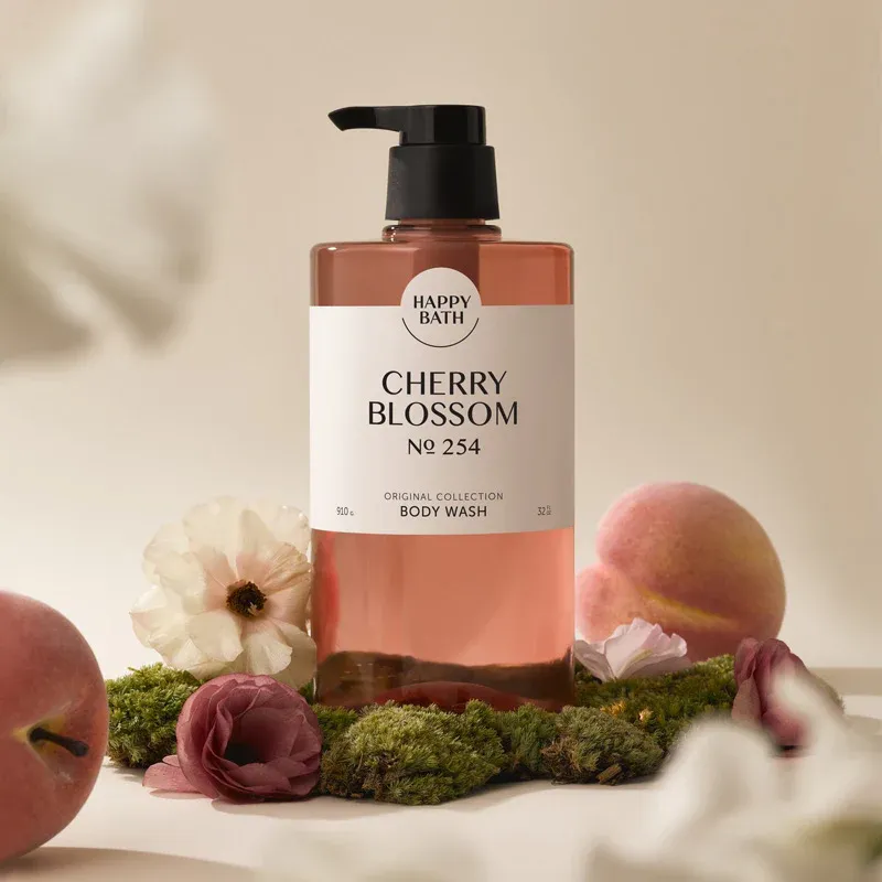 536677 Happy Bath Cherry Blossom №254 Body Wash 910g