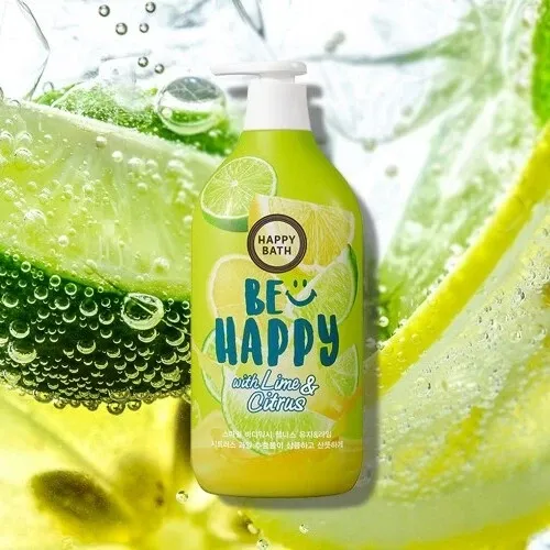 [505123] Happy Bath Be Happy with Lime &amp; Citrus Body Wash 900g