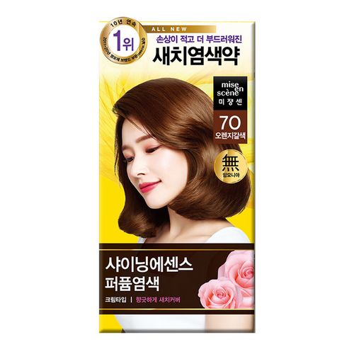[080705] Mise En Scene Shining Essence 7O Hair Dye 40g+60g*2ea