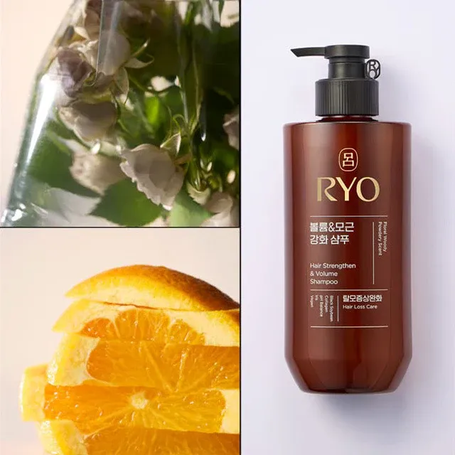 [196162] RYO Floral Woody Powdery Scent Hair Strengthen &amp; Volume Shampoo 592ml