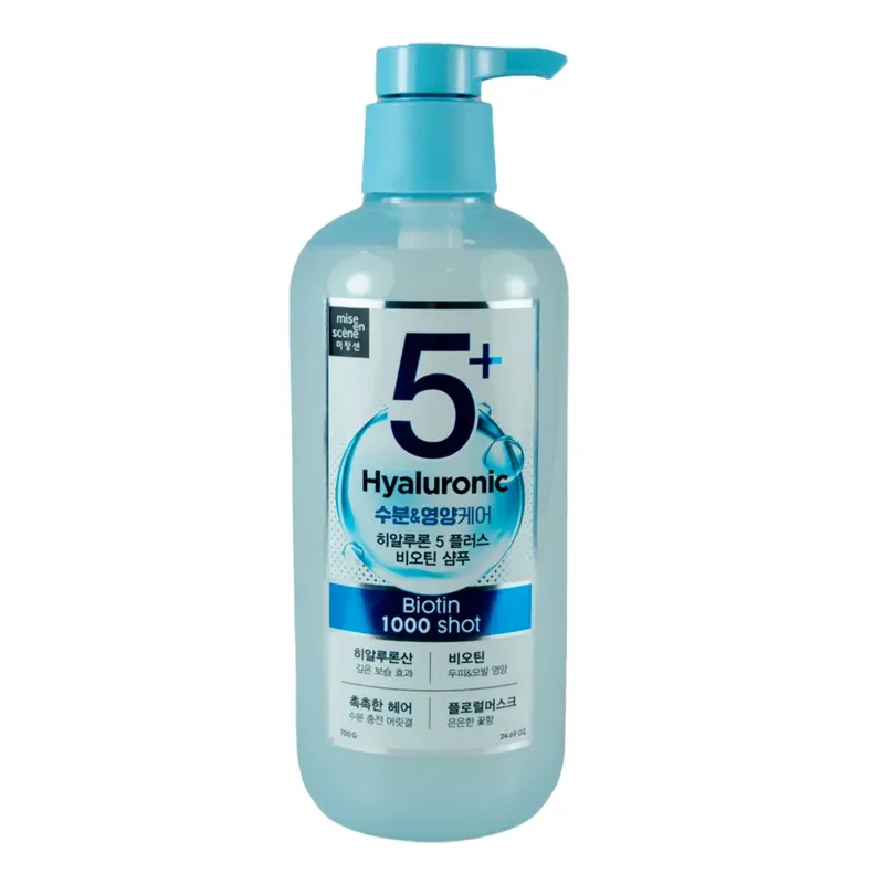 [196803] Mise En Scene Hyaluronic 5+ Biotin 1000 shot Shampoo 700g