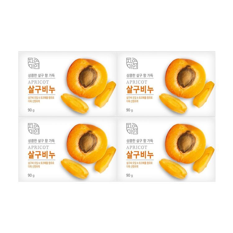 802178 Mugunghwa Apricot Soap 3+1