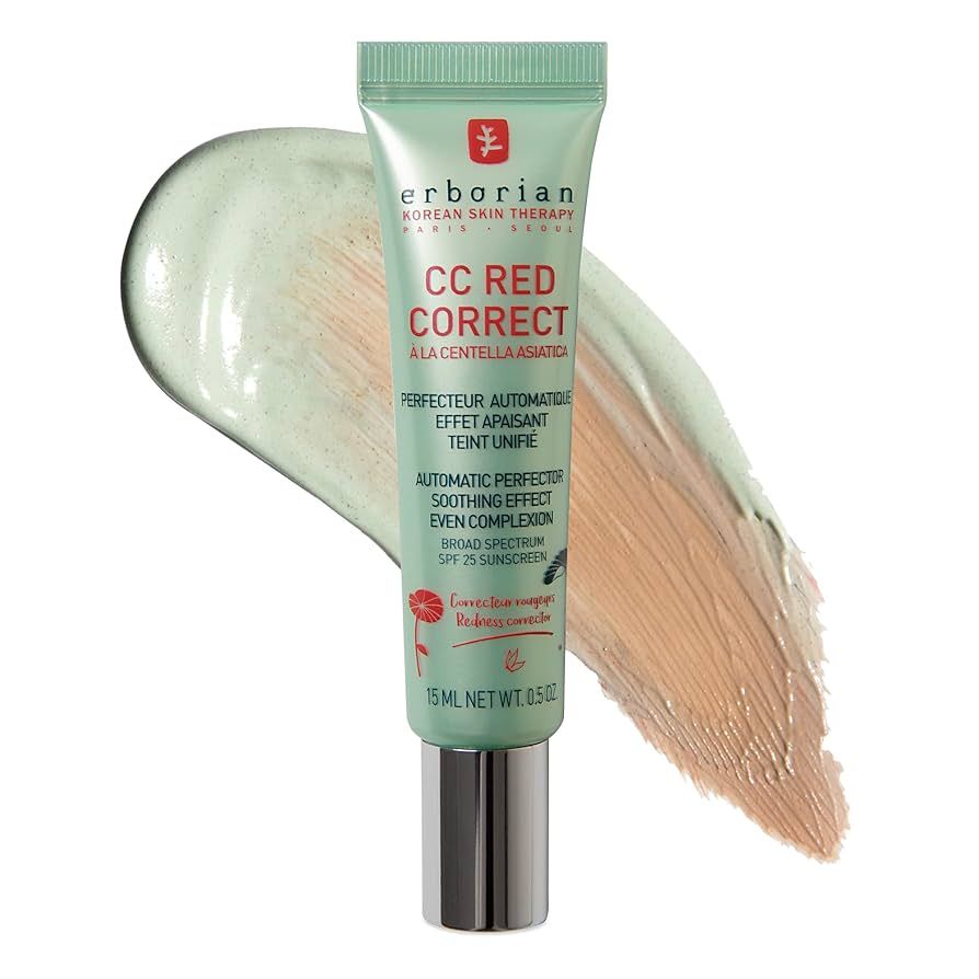 [006472] Erborian CC Red Correct SPF25 Sunscreen 45+5ml + Pouch