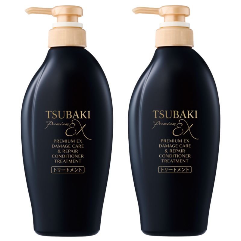 [721906] Tsubaki Premium EX Damage Care &amp; Repair Conditioner Treatment 450ml*2ea