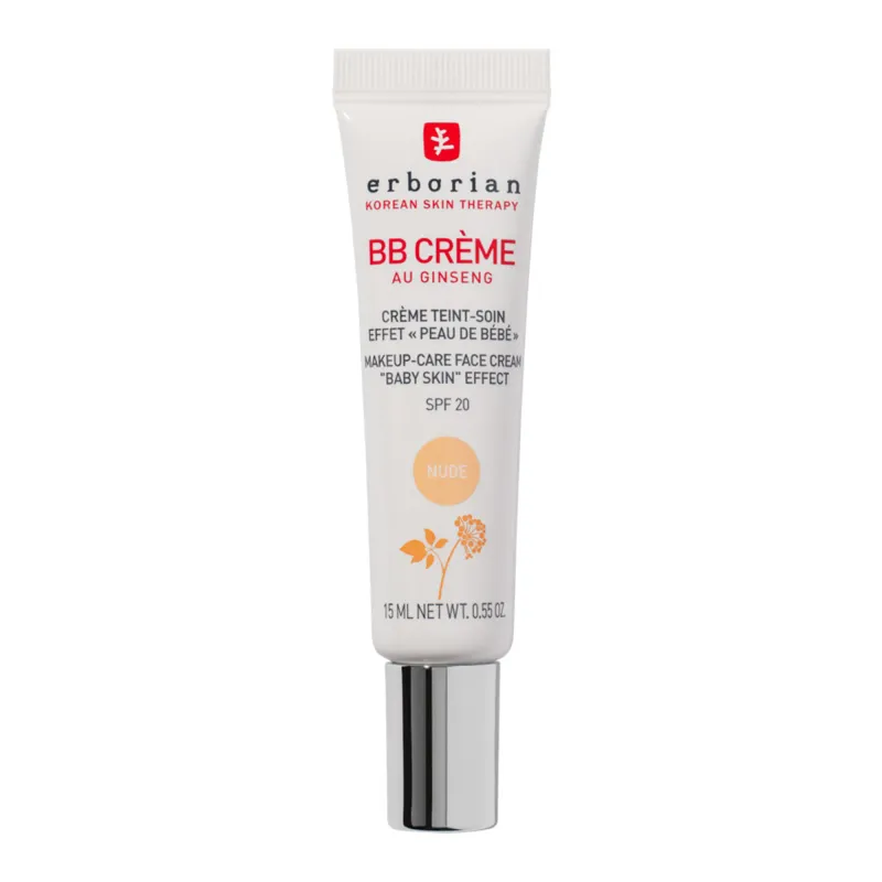 [786347] Erborian BB Creme Makeup Care Face Cream SPF20 Nude 15ml