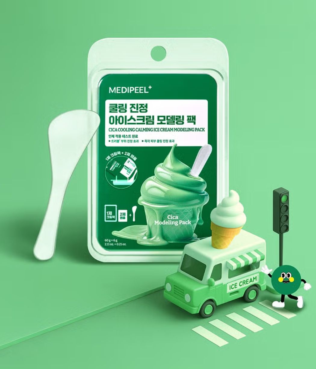 MediPeel Cica Cooling Soothing Ice Cream Modeling Pack 60 g + 6 g