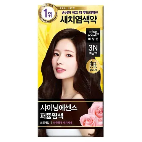 [329249]Mise En Scene Shining Essence 3N Hair Dye 40+60g
