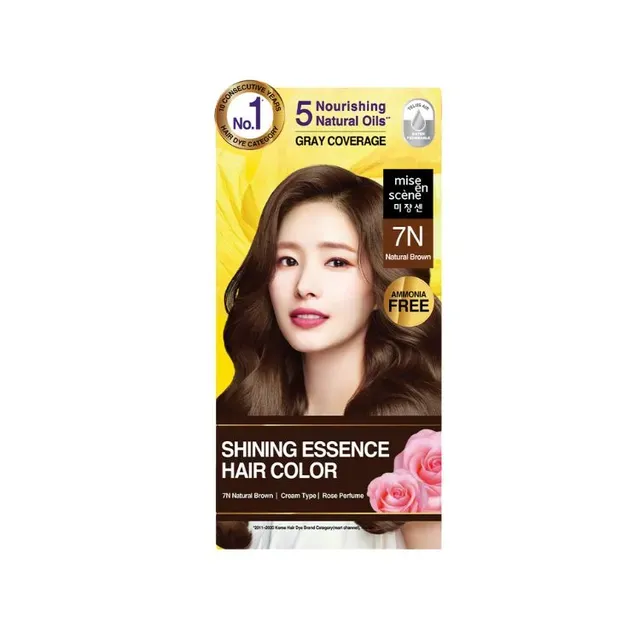 [329270]Mise En Scene Shining Essence 7N Hair Dye 40g + 60g*2ea