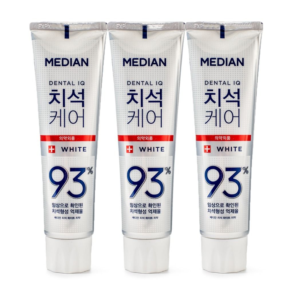 [707702] Median Dental IQ 화이트 (White) 3*120g