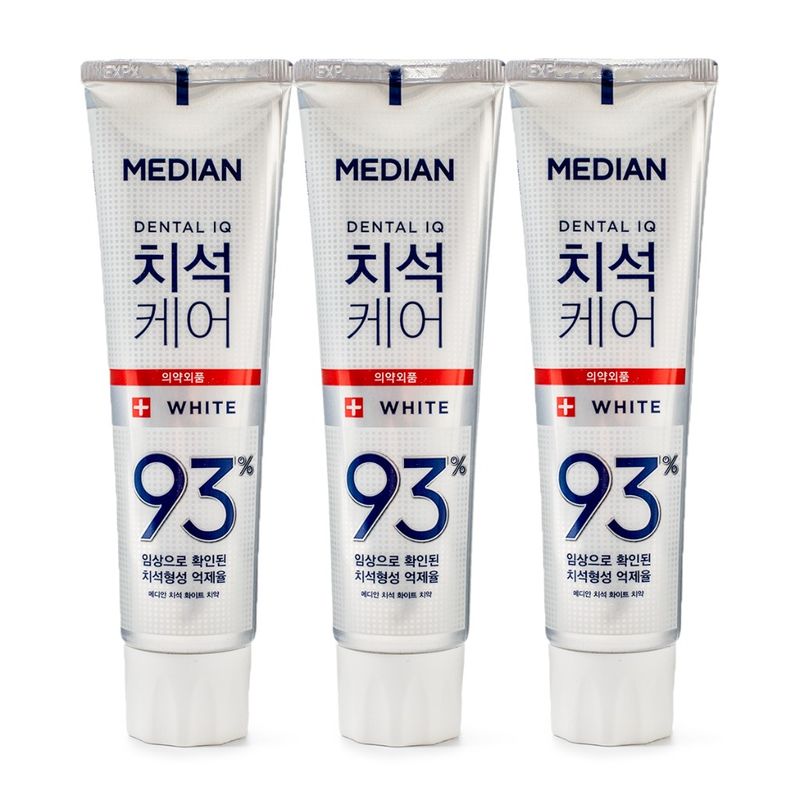 [707702] Median Dental IQ 화이트 (White) 3*120g