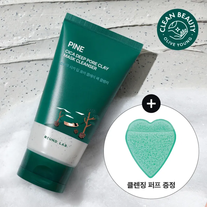 Round Lab Cica Deep Pore Clay Mask Cleanser 150ml