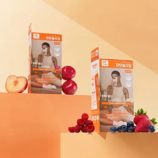 [288107] Tantan Slimming Jelly Double Cut Diet Mixed Berry Flavour (25g*14s) 350g