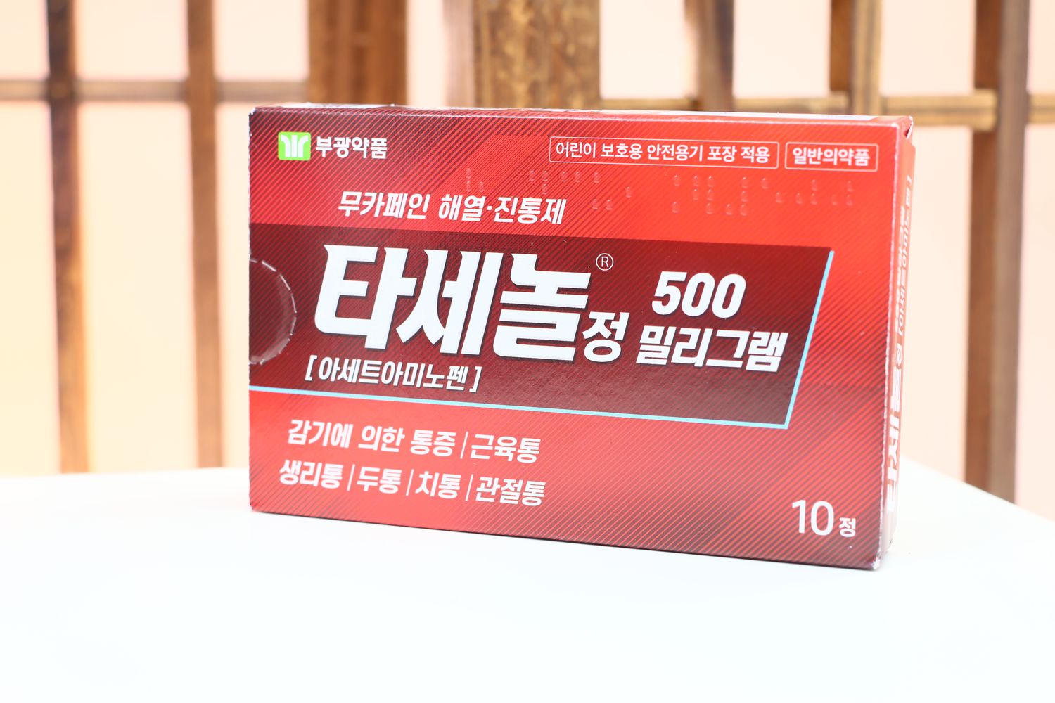 [038919] Bukwang Pharmaceutical Tasenol Tablets 500 mg 10정