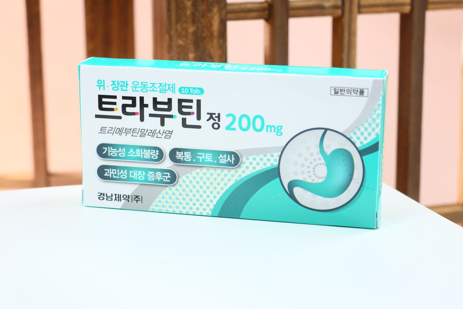 [039214] Kyungnam Pharmaceutical Traboutin Tablets 200 mg 10정