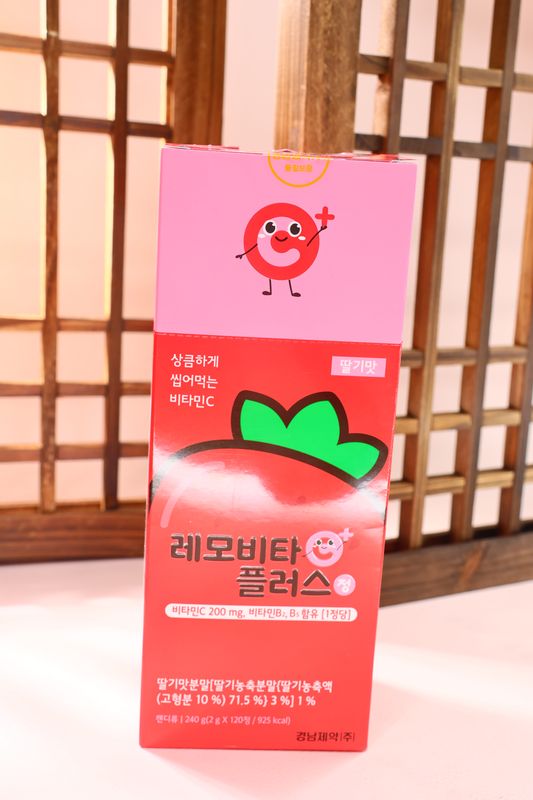 [878995] Kyungnam Pharm Lemovita Plus Tablet Strawberry 240g (2g*120정)