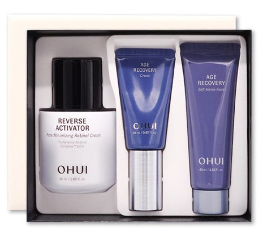 50709894 OHUI Reverse Activator Pore Minimizing Retinol Cream Special Set 50+45+20ml