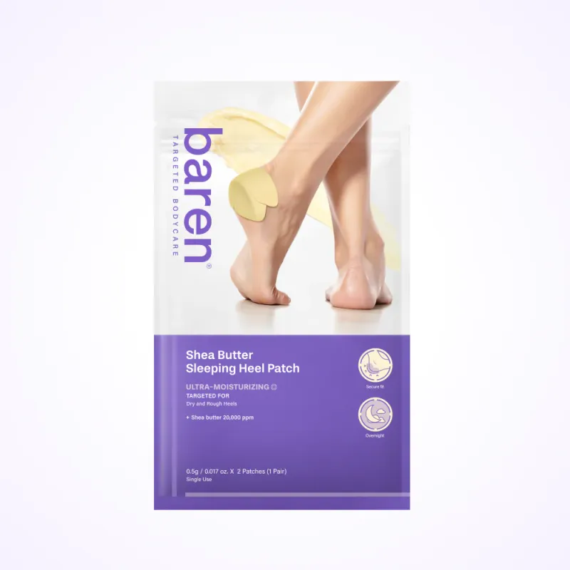 [447056] Baren Shea Butter Sleeping Heel Patch 10ea + Sock