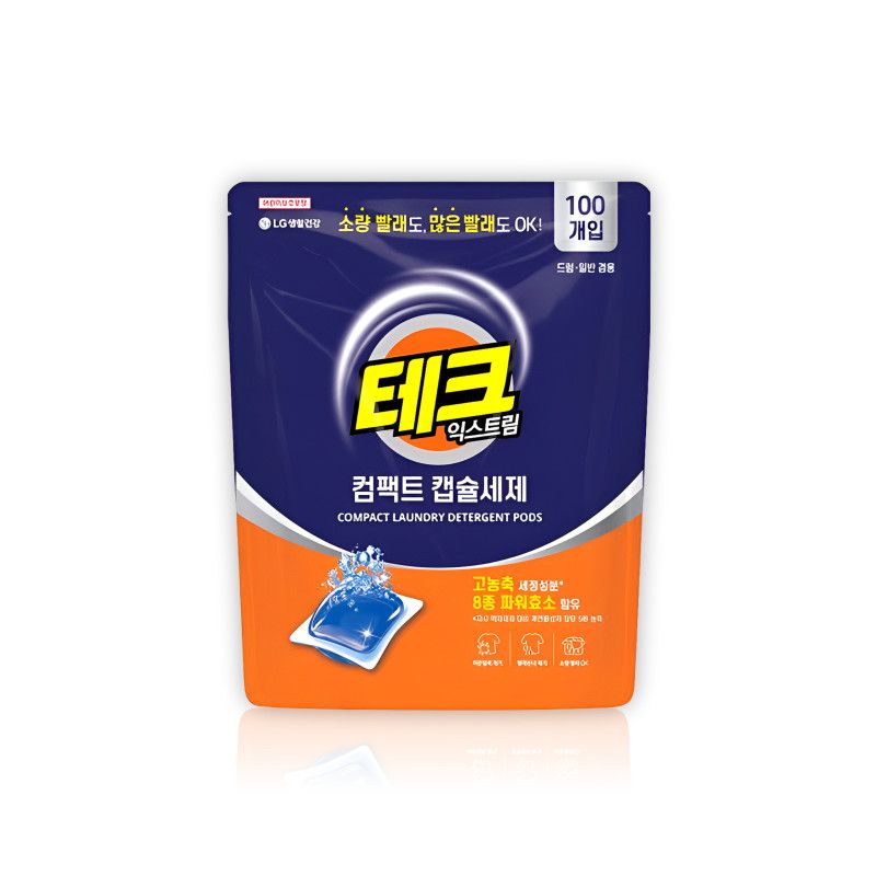 [560574] LG 테크 Extreme Compact Laundry Detergent Pods 100p
