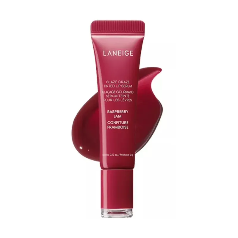 [660272] Laneige Raspberry Jam Glaze Craze Donut Tinted Lip Serum 12g