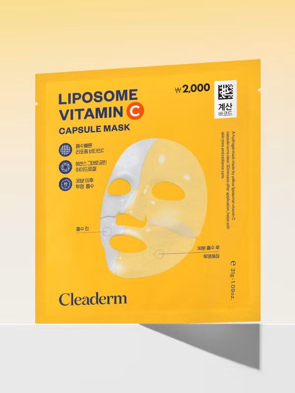 ​Cleaderm Liposome Vitamin C Spot Glow Mask 31g