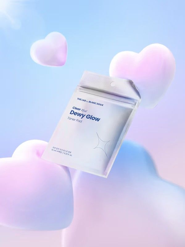 ​The Lab by Blanc Doux Clear Hyal Water Glow Toner Pads 4 ea