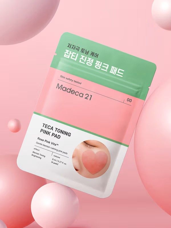 Madeca21 Teca Toning Pink Pad 4 ea