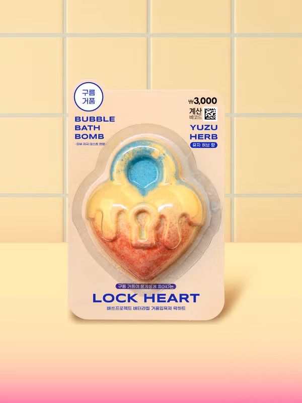 ​Bath Project Butter Label Foaming Bath Bomb Rockheart 120 g