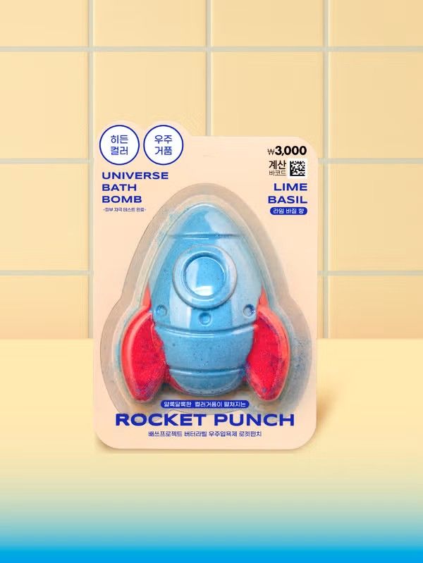 ​Bath Project Butter Label Cosmic Bath Bomb Rocket Punch 120 g