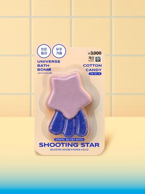 Bath Project Butter Label Bath Bomb Shooting Star 120 g