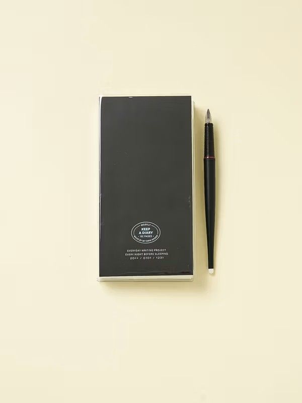 ​Transparent Cover Diary 9 × 18 cm – 96 Sheets