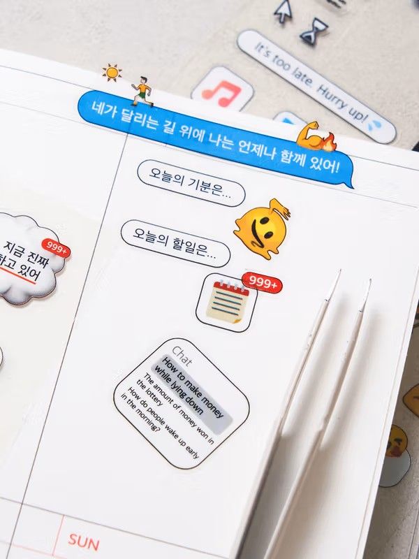 ​Graphic AI Sticker Pack – 4 Sheets