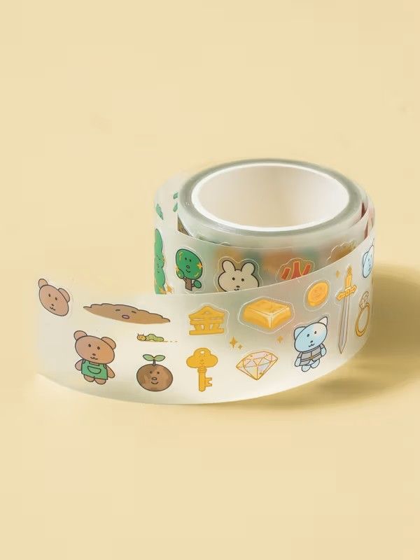 Fortune Gold Foil Kiss-Cut Masking Tape – 30 mm × 3 m
