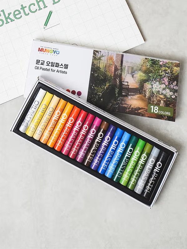 ​Mungyo Oil Pastels – 18 Pack