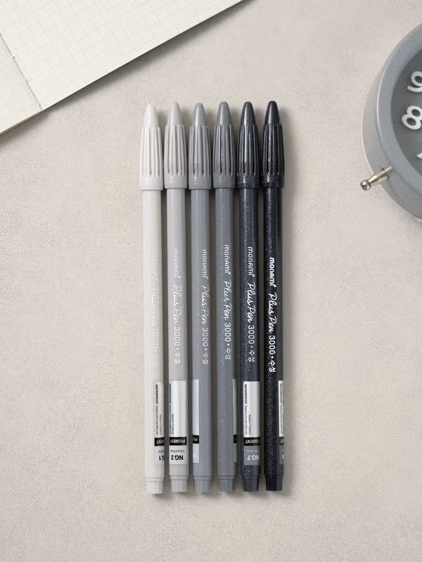 ​Monami Plus Pen Pigment – 6 Colors