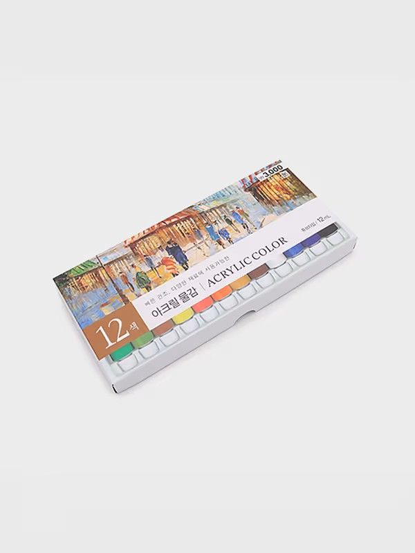 ​12-Color Acrylic Paint Set