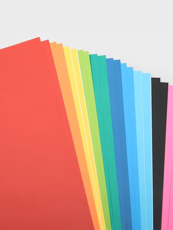 ​8-Cut Double-Sided Colored Paper – 20 Sheets