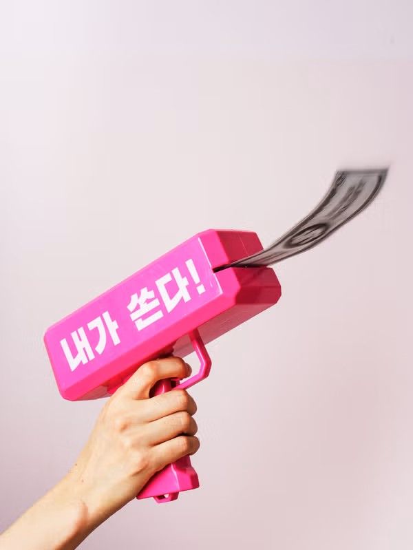 ​Party Money Gun – Pink