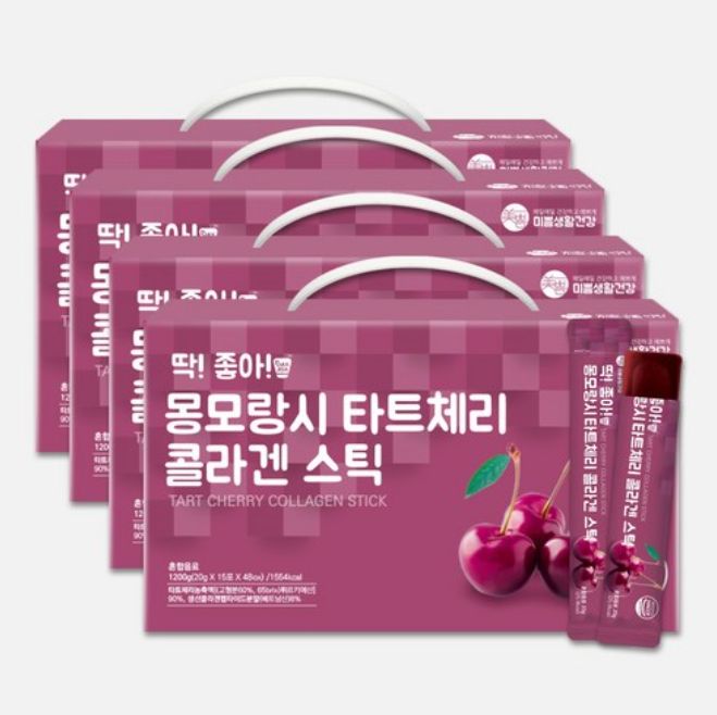 Myeongmo Rangsi Tart Cherry Collagen Jelly Stick Perfect for Healthy Living 4 уп * 60 саше