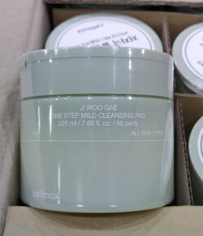 Celimax Ji Woo Gae One Step Mild Cleansing Pad 60pads 225ml