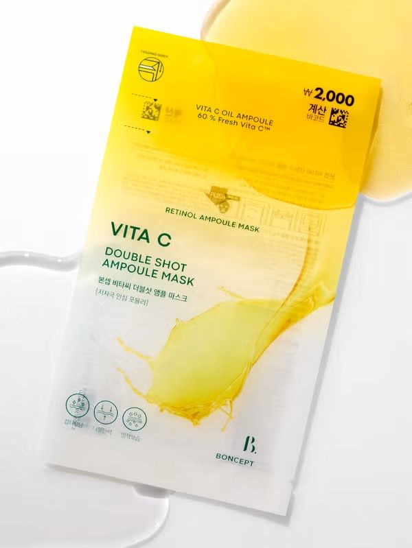 ​Boncept Vita C Double Shot Ampoule Mask 34.5 g