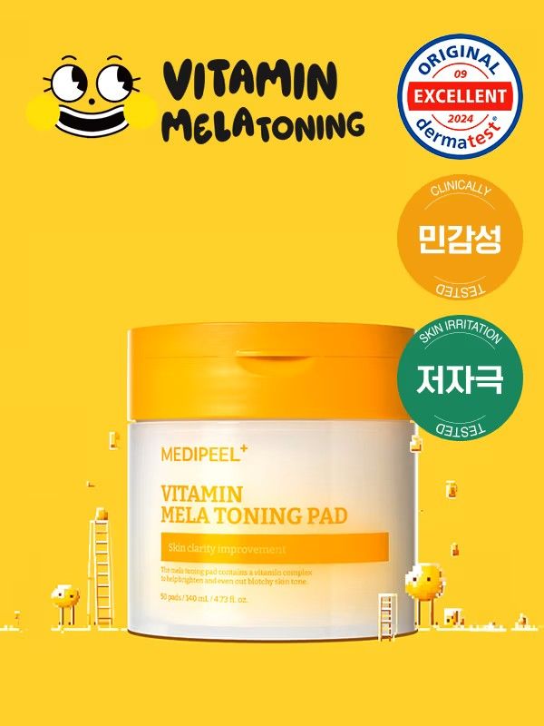 ​Medi-Peel Vitamin Mela Toning Pad 2.0 (140 ml / 50 sheets)