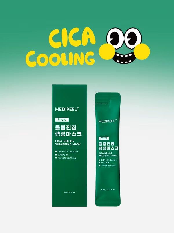 ​Medi-Peel Cica Cooling Soothing Wrapping Mask 4 ml × 4