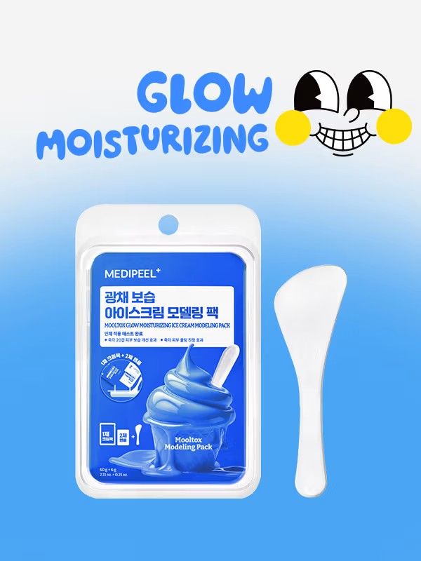 ​Medi‑Peel MoolTox Water Glow Moisture Ice Cream Modeling Pack 60 g + 6 g