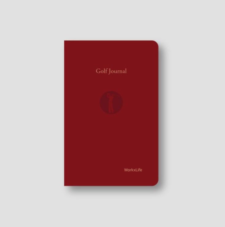 [930282] WorkxLife Golf Journal Red A5 192p 80gsm